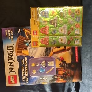 Lego Ninjago activity book and stickers
